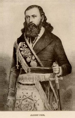 Portrait d'Albert Pike