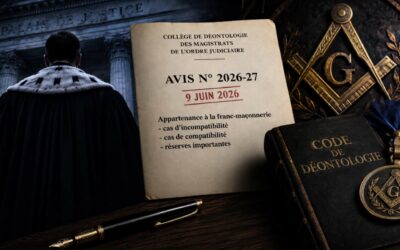 FRANC-MAÇONNERIE ET JUSTICE : LE COLLÈGE DE DÉONTOLOGIE TIRE LA SONNETTE D&rsquo;ALARME